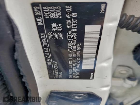 ✅ 2013 Volvo S60 T5 Premier • VIN: YV1612FS4D2178087 • Lot: 93377965. Wystawiony na Copart z przebiegiem 175 439 mil. Bezpłatny archiwum sprzedaży aukcyjnych z USA i szczegółowy raport historii pojazdu na DreamBid. Zdjęcie 12.