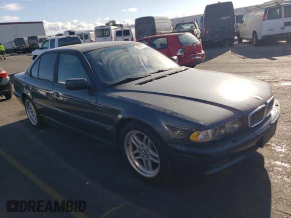✅ 2001 BMW 7 Series 740i • VIN: WBAGG83481DN88079 • Lot: 78521754. Listed on Copart with 155,073 mi. Free auction sales archive from the USA and detailed vehicle history report at DreamBid. Image 4.