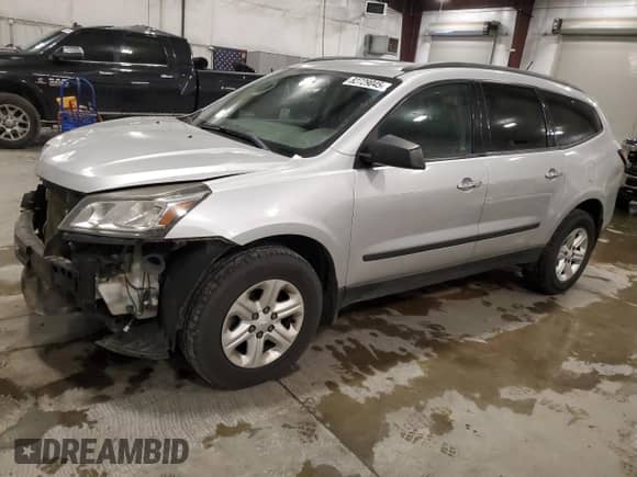 2015 Chevrolet Traverse LS with VIN 1GNKVFED3FJ252117, listed as a Copart auction lot 82729045 with 184,244 mi miles and Salvage title. Bid and sale history available at DreamBid. Image 1.