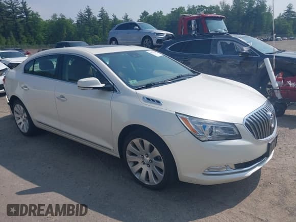 ✅ 2014 Buick LaCrosse Premium I • VIN: 1G4GE5G36EF209627 • Лот: 42471001. Опубликован ранее на IAAI с пробегом 43 617 миль. Бесплатный доступ к архиву аукционных продаж из США и подробный отчёт об истории автомобиля на DreamBid. Изображение 1.