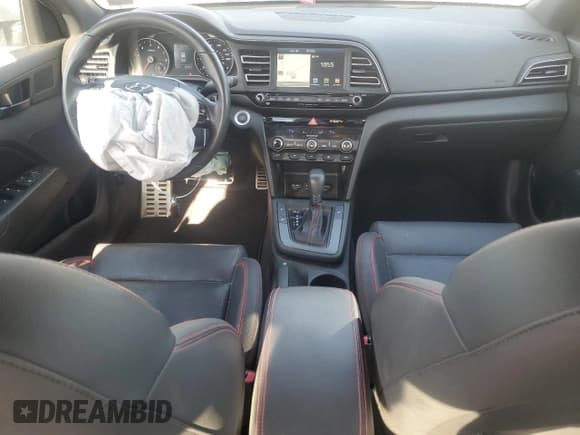 ✅ 2019 Hyundai Elantra Sport • VIN: KMHD04LB2KU835868 • Lot: 62464815. Listed on Copart with 57,227 mi. Free auction sales archive from the USA and detailed vehicle history report at DreamBid. Image 8.