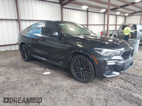 ✅ 2021 BMW X6 xDrive40i • VIN: 5UXCY6C01M9F60021 • Lot: 41972595. Wystawiony na IAAI z przebiegiem 64 064 mil. Bezpłatny archiwum sprzedaży aukcyjnych z USA i szczegółowy raport historii pojazdu na DreamBid. Zdjęcie 1.
