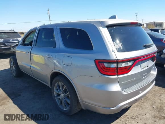✅ 2017 Dodge Durango GT • VIN: 1C4RDHDG6HC724268 • Lot: 40266422. Listed on IAAI with 126,164 mi. Free auction sales archive from the USA and detailed vehicle history report at DreamBid. Image 3.