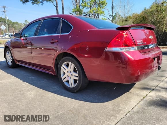 ✅ 2011 Chevrolet Impala LT Fleet • VIN: 2G1WG5EK9B1247224 • Lot: 41706662. Listed on IAAI with 290,325 mi. Free auction sales archive from the USA and detailed vehicle history report at DreamBid. Image 3.