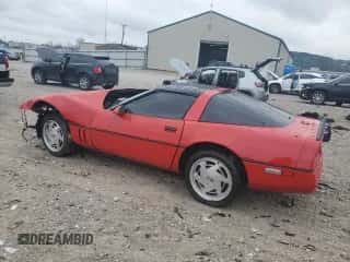 1989 Chevrolet Corvette with VIN 1G1YY218XK5106238, listed as a Copart auction lot 83549094 with 57,893 mi miles and Salvage title. Bid and sale history available at DreamBid. Image 2.