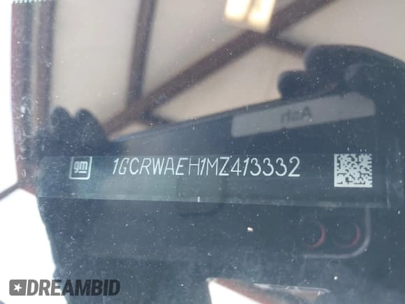 ✅ 2021 Chevrolet Silverado 1500 Work Truck • VIN: 1GCRWAEH1MZ413332 • Lot: 43560933. Wystawiony na IAAI z przebiegiem 87 998 mil. Bezpłatny archiwum sprzedaży aukcyjnych z USA i szczegółowy raport historii pojazdu na DreamBid. Zdjęcie 9.