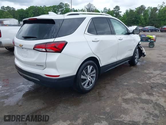 2022 Chevrolet Equinox Premier с VIN 3GNAXNEV8NS166324, выставлен на аукционе IAAI как лот 42233567 с пробегом 35 761 миль миль и . История ставок и продаж доступна на DreamBid. Изображение 4.