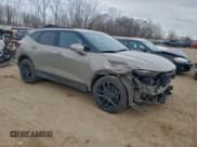 ✅ 2021 Chevrolet Blazer LT • VIN: 3GNKBCRS6MS552343 • Lot: 93319185. Listed on Copart with 38,100 mi. Free auction sales archive from the USA and detailed vehicle history report at DreamBid. Image 4.