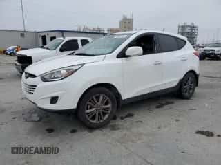 2015 Hyundai Tucson GLS z VIN KM8JT3AFXFU988563, wystawiony jako Copart lot #42260163 z przebiegiem Nie podano mil oraz . Historia ofert i sprzedaży dostępna na DreamBid. Obrazek 1.