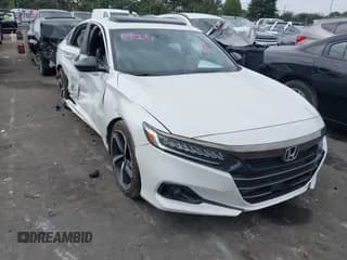 ✅ 2022 Honda Accord Sport • VIN: 1HGCV2F38NA019300 • Лот: 43310680. Опубликован ранее на IAAI с пробегом 37 652 миль. Бесплатный доступ к архиву аукционных продаж из США и подробный отчёт об истории автомобиля на DreamBid. Изображение 1.