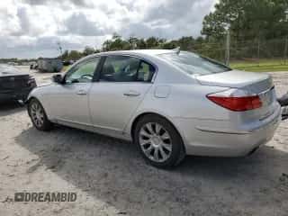 2010 Hyundai Genesis with VIN KMHGC4DE8AU080480, listed as a Copart auction lot 73298974 with 120,088 mi miles and Salvage title. Bid and sale history available at DreamBid. Image 2.