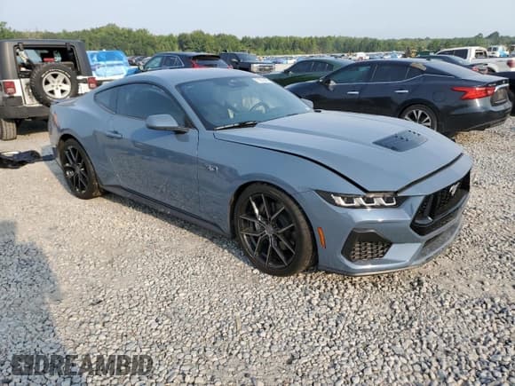 ✅ 2024 Ford Mustang GT Premium • VIN: 1FA6P8CF9R5430961 • Lot: 71670445. Listed on Copart with 13,741 mi. Free auction sales archive from the USA and detailed vehicle history report at DreamBid. Image 4.