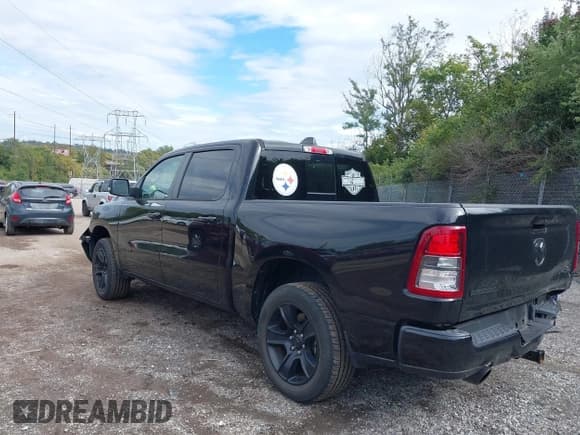 ✅ 2021 Ram 1500 Lone Star • VIN: 1C6SRFFT8MN728152 • Lot: 43460188. Listed on IAAI with 28,578 mi. Free auction sales archive from the USA and detailed vehicle history report at DreamBid. Image 3.