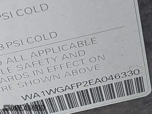 ✅ 2014 Audi Q5 Prestige • VIN: WA1WGAFP2EA046330 • Lot: 42997621. Wystawiony na IAAI z przebiegiem 196 044 mil. Bezpłatny archiwum sprzedaży aukcyjnych z USA i szczegółowy raport historii pojazdu na DreamBid. Zdjęcie 9.
