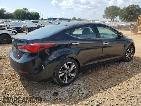 ✅ 2015 Hyundai Elantra Limited • VIN: KMHDH4AE3FU299346 • Lot: 69682065. Listed on Copart with 178,551 mi. Free auction sales archive from the USA and detailed vehicle history report at DreamBid. Image 3.