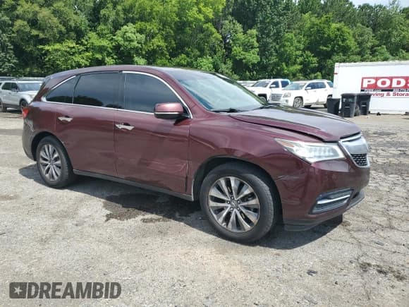 ✅ 2016 Acura MDX Technology • VIN: 5FRYD3H40GB011803 • Лот: 63662535. Опубликован ранее на Copart с пробегом 155 636 миль. Бесплатный доступ к архиву аукционных продаж из США и подробный отчёт об истории автомобиля на DreamBid. Изображение 4.