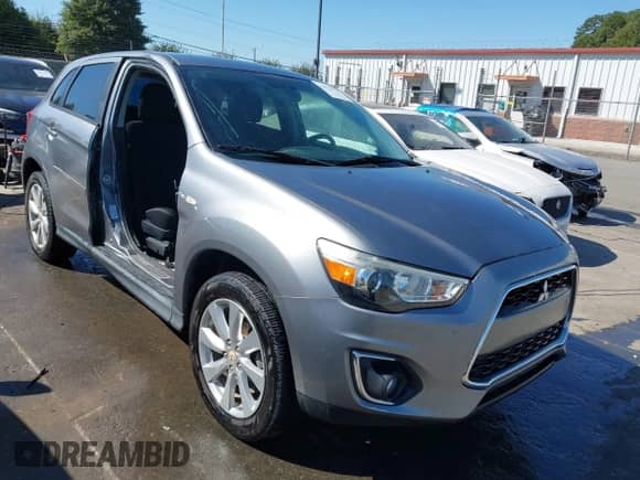 2015 Mitsubishi Outlander ES with VIN 4A4AP3AUXFE051920, listed as a IAAI auction lot 43373956 with 98,591 mi miles and . Bid and sale history available at DreamBid. Image 1.
