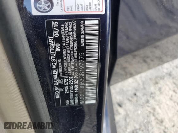 ✅ 2016 Mercedes-Benz E 350 Luxury • VIN: WDDHH8JB3GB197275 • Лот: 67021645. Опубликован ранее на Copart с пробегом 152 080 миль. Бесплатный доступ к архиву аукционных продаж из США и подробный отчёт об истории автомобиля на DreamBid. Изображение 12.