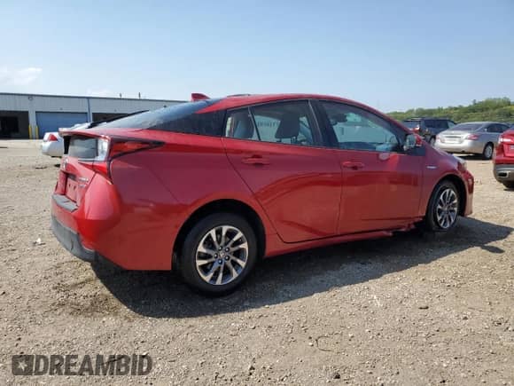 2021 Toyota Prius L Eco with VIN JTDKAMFU9M3134940, listed as a Copart auction lot 71632875 with 34,382 mi miles and Salvage title. Bid and sale history available at DreamBid. Image 3.