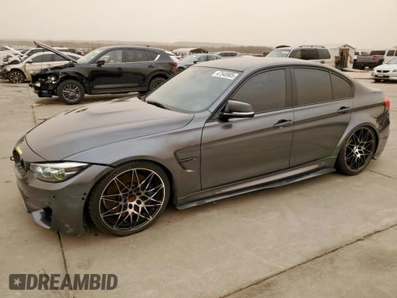 ✅ 2018 BMW M3 • VIN: WBS8M9C59J5J77887 • Lot: 47548905. Listed on Copart with 79,143 mi. Free auction sales archive from the USA and detailed vehicle history report at DreamBid. Image 1.