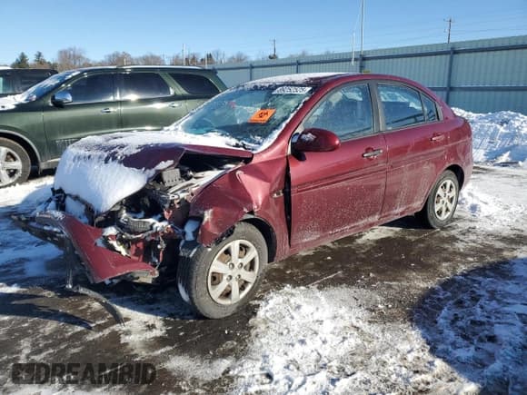 ✅ 2008 Hyundai Accent GLS • VIN: KMHCN46C28U268944 • Лот: 89252525. Опубликован ранее на Copart с пробегом Не указан. Бесплатный доступ к архиву аукционных продаж из США и подробный отчёт об истории автомобиля на DreamBid. Изображение 1.