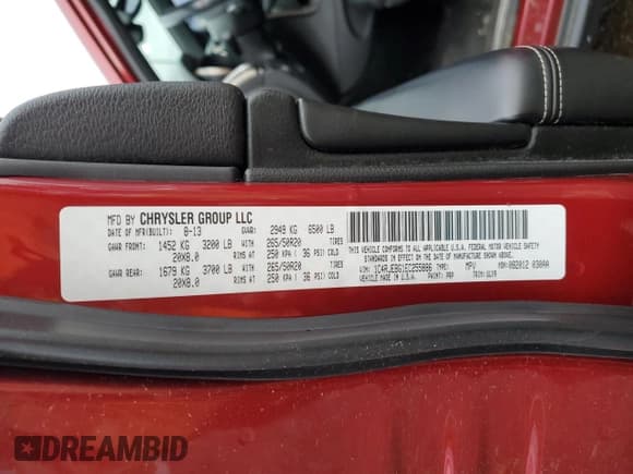 ✅ 2014 Jeep Grand Cherokee Limited • VIN: 1C4RJEBG1EC255886 • Лот: 92296125. Опубликован ранее на Copart с пробегом 157 072 миль. Бесплатный доступ к архиву аукционных продаж из США и подробный отчёт об истории автомобиля на DreamBid. Изображение 13.