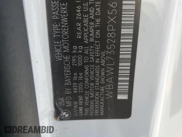 ✅ 2008 BMW 3 Series 335i • VIN: WBAWL73528PX56382 • Лот: 72057985. Опубликован ранее на Copart с пробегом 160 946 миль. Бесплатный доступ к архиву аукционных продаж из США и подробный отчёт об истории автомобиля на DreamBid. Изображение 12.