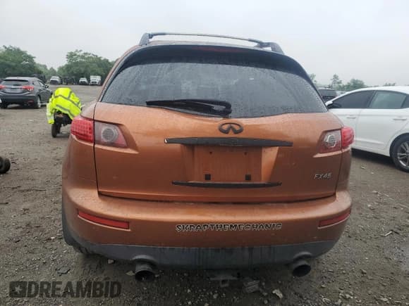 ✅ 2003 Infiniti FX Options • VIN: JNRBS08WX3X402115 • Lot: 60495435. Listed on Copart with 214,983 mi. Free auction sales archive from the USA and detailed vehicle history report at DreamBid. Image 6.