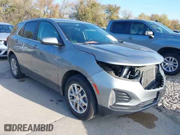 ✅ 2024 Chevrolet Equinox LT • VIN: 3GNAXUEG7RL309341 • Lot: 43863978. Listed on IAAI with 42,970 mi. Free auction sales archive from the USA and detailed vehicle history report at DreamBid. Image 1.