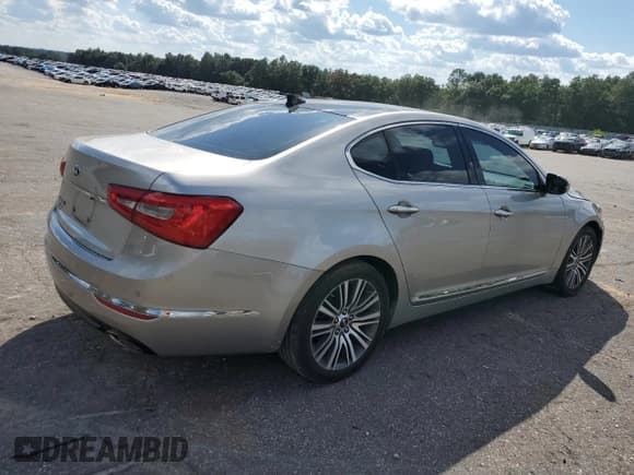 ✅ 2014 Kia Cadenza Premium • VIN: KNALN4D78E5139863 • Lot: 85847015. Listed on Copart with Not provided. Free auction sales archive from the USA and detailed vehicle history report at DreamBid. Image 3.