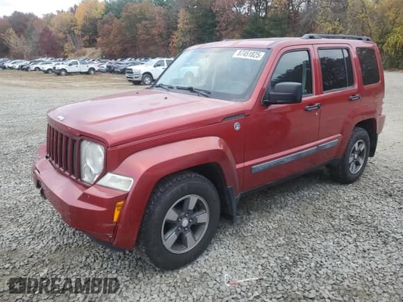 ✅ 2008 Jeep Liberty Sport • VIN: 1J8GN28K88W103007 • Лот: 87451825. Опубликован ранее на Copart с пробегом 88 083 миль. Бесплатный доступ к архиву аукционных продаж из США и подробный отчёт об истории автомобиля на DreamBid. Изображение 1.