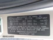 ✅ 2006 Hyundai Elantra GLS • VIN: KMHDN46D16U267097 • Lot: 42533978. Wystawiony na IAAI z przebiegiem 208 154 mil. Bezpłatny archiwum sprzedaży aukcyjnych z USA i szczegółowy raport historii pojazdu na DreamBid. Zdjęcie 9.