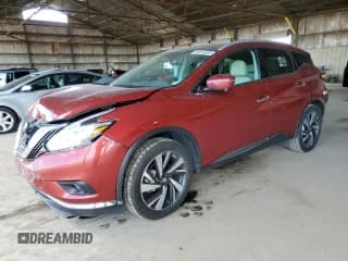 ✅ 2017 Nissan Murano S • VIN: 5N1AZ2MH9HN181986 • Лот: 85515835. Опубликован ранее на Copart с пробегом 53 887 миль. Бесплатный доступ к архиву аукционных продаж из США и подробный отчёт об истории автомобиля на DreamBid. Изображение 1.