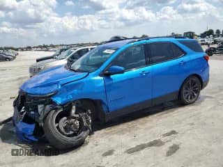 2024 Chevrolet Equinox RS с VIN 3GNAXWEG0RS205078, выставлен на аукционе Copart как лот 71448615 с пробегом 27 887 миль миль и Списание • Salvage title. История ставок и продаж доступна на DreamBid. Изображение 1.