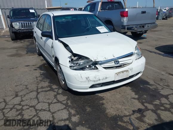 ✅ 2001 Honda Civic DX • VIN: 1HGES16241L019974 • Lot: 42440969. Listed on IAAI with 120,869 mi. Free auction sales archive from the USA and detailed vehicle history report at DreamBid. Image 6.