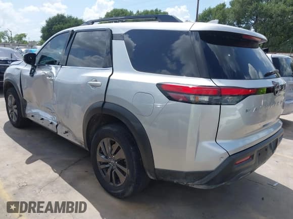 ✅ 2022 Nissan Pathfinder SV • VIN: 5N1DR3BA3NC224394 • Lot: 42548586. Listed on IAAI with 67,121 mi. Free auction sales archive from the USA and detailed vehicle history report at DreamBid. Image 3.