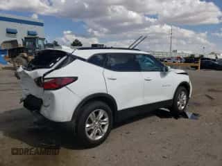 2019 Chevrolet Blazer with VIN 3GNKBCRS5KS568966, listed as a Copart auction lot 59924844 with 55,953 mi miles and Salvage title. Bid and sale history available at DreamBid. Image 3.