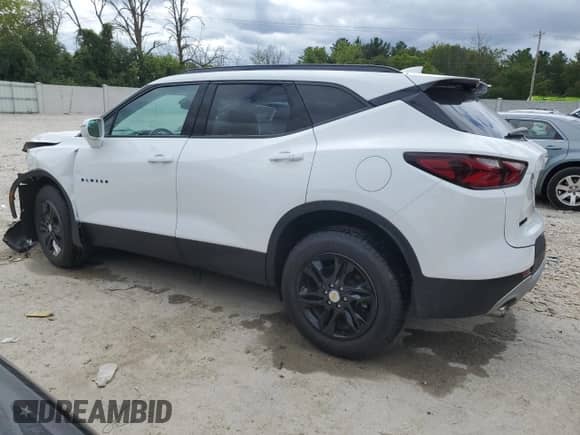 2019 Chevrolet Blazer with VIN 3GNKBGRS2KS697917, listed as a Copart auction lot 66687444 with 53,515 mi miles and Non repairable. Bid and sale history available at DreamBid. Image 2.