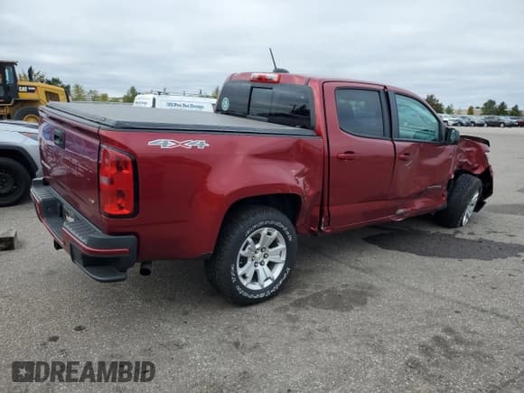 ✅ 2022 Chevrolet Colorado 4WD LT • VIN: 1GCGTCEN7N1108449 • Lot: 86668535. Listed on Copart with 86,895 mi. Free auction sales archive from the USA and detailed vehicle history report at DreamBid. Image 3.