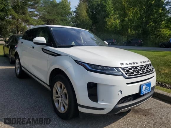 ✅ 2020 Land Rover Range Rover Evoque S • VIN: SALZJ2FX8LH115027 • Lot: 80956145. Listed on Copart with 61,150 mi. Free auction sales archive from the USA and detailed vehicle history report at DreamBid. Image 1.