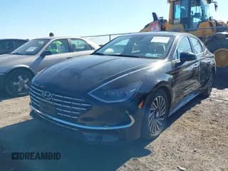 ✅ 2023 Hyundai Sonata SEL • VIN: KMHL34JJ2PA070506 • Лот: 43637719. Опубликован ранее на IAAI с пробегом 34 493 миль. Бесплатный доступ к архиву аукционных продаж из США и подробный отчёт об истории автомобиля на DreamBid. Изображение 2.
