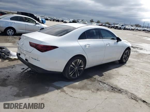 2024 Mercedes-Benz CLA 250 с VIN W1K5J4GB3RN453746, выставлен на аукционе Copart как лот 46155625 с пробегом 12 750 миль миль и Списание • Salvage title. История ставок и продаж доступна на DreamBid. Изображение 3.