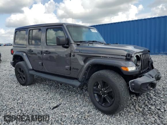 ✅ 2021 Jeep Wrangler Unlimited Sahara • VIN: 1C4HJXEG2MW729537 • Lot: 57131645. Listed on Copart with 49,179 mi. Free auction sales archive from the USA and detailed vehicle history report at DreamBid. Image 4.