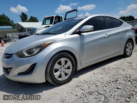✅ 2016 Hyundai Elantra SE • VIN: 5NPDH4AE1GH695078 • Lot: 66508215. Listed on Copart with Not provided. Free auction sales archive from the USA and detailed vehicle history report at DreamBid. Image 1.