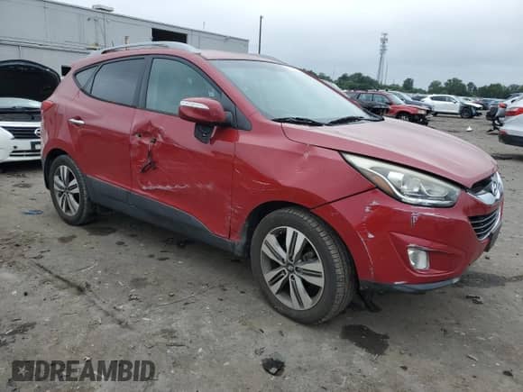 2014 Hyundai Tucson Limited z VIN KM8JUCAG1EU861608, wystawiony jako Copart lot #69047105 z przebiegiem 112 989 mil mil oraz Szkoda całkowita • Salvage title. Historia ofert i sprzedaży dostępna na DreamBid. Obrazek 4.