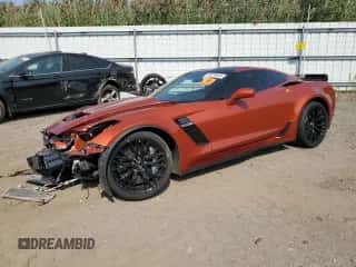 2015 Chevrolet Corvette Z06 3LZ с VIN 1G1YU2D61F5604792, выставлен на аукционе Copart как лот 69976954 с пробегом 16 658 миль миль и Списание • Salvage title. История ставок и продаж доступна на DreamBid. Изображение 1.