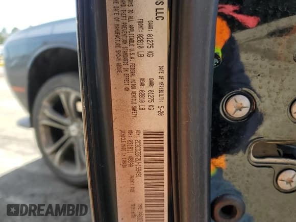 ✅ 2020 Dodge Challenger R/T 50th Anniversary • VIN: 2C3CDZBT2LH159491 • Lot: 46368975. Wystawiony na Copart z przebiegiem 80 700 mil. Bezpłatny archiwum sprzedaży aukcyjnych z USA i szczegółowy raport historii pojazdu na DreamBid. Zdjęcie 12.