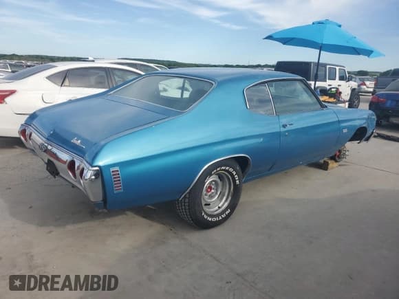 ✅ 1971 Chevrolet Chevelle • VIN: 136371B136121 • Лот: 49047484. Опубликован ранее на Copart с пробегом 84 325 миль. Бесплатный доступ к архиву аукционных продаж из США и подробный отчёт об истории автомобиля на DreamBid. Изображение 3.