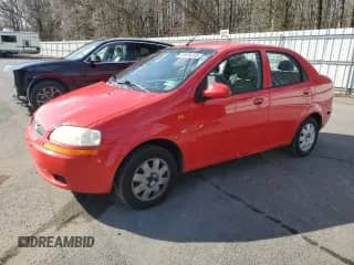 2004 Chevrolet Aveo LS z VIN KL1TJ52604B145274, wystawiony jako Copart lot #49608355 z przebiegiem 126 558 mil mil oraz Szkoda całkowita • Salvage title. Historia ofert i sprzedaży dostępna na DreamBid. Obrazek 1.