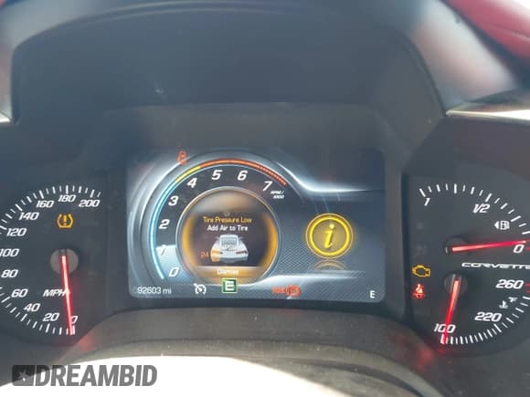 ✅ 2014 Chevrolet Corvette Z51 3LT • VIN: 1G1YL2D72E5126361 • Lot: 43509003. Listed on IAAI with 92,603 mi. Free auction sales archive from the USA and detailed vehicle history report at DreamBid. Image 7.